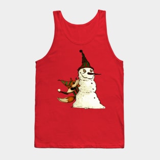 fox and snowman Tank Top